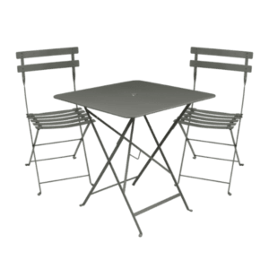 Fermob bistro bord 71x71 og 2 stk. bistro metal chair