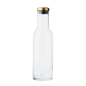 Audo Bottle carafe clear brass