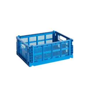 Hay Colour crate - medium, Electric blue